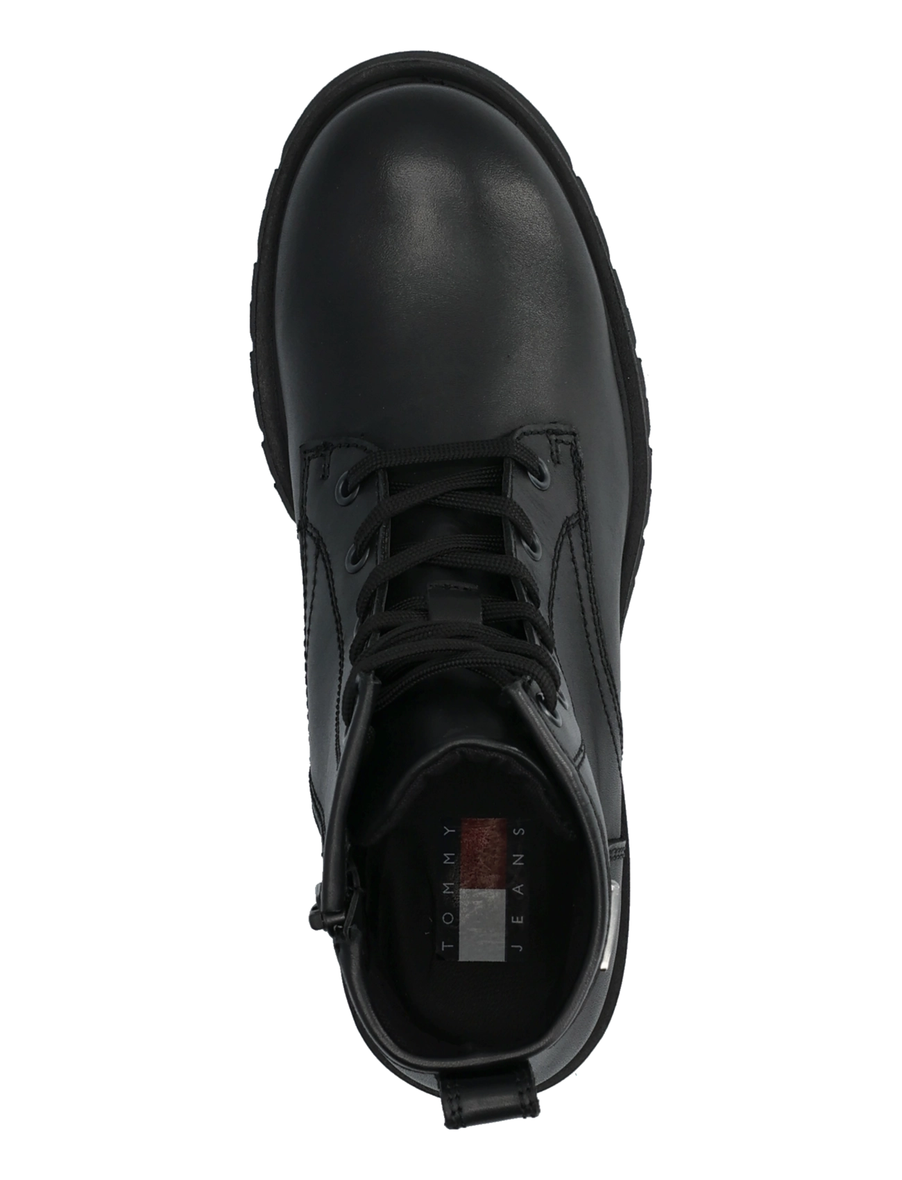 Tommy Hilfiger - TJW CLEATED LACE UP BOOTS - paeltega saapad - black - 3