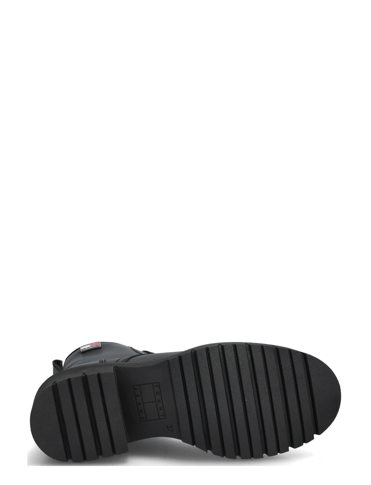 Tommy Hilfiger - TJW CLEATED LACE UP BOOTS - paeltega saapad - black - 4