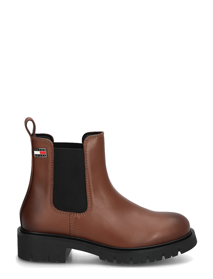 Tommy Hilfiger - TJW CLEATED CHELSEA BOOTS - kontsaga poolsaapad - sunset rust - 2