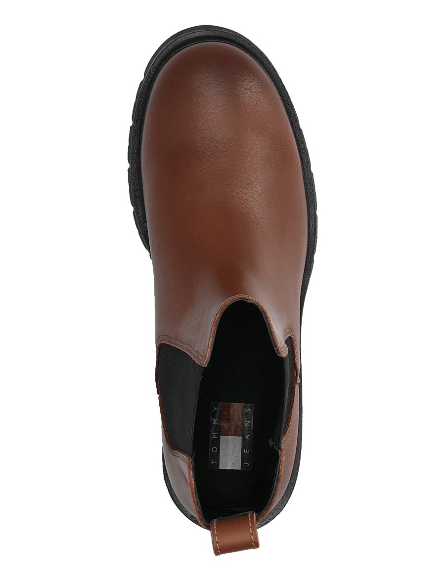 Tommy Hilfiger - TJW CLEATED CHELSEA BOOTS - kontsaga poolsaapad - sunset rust - 3
