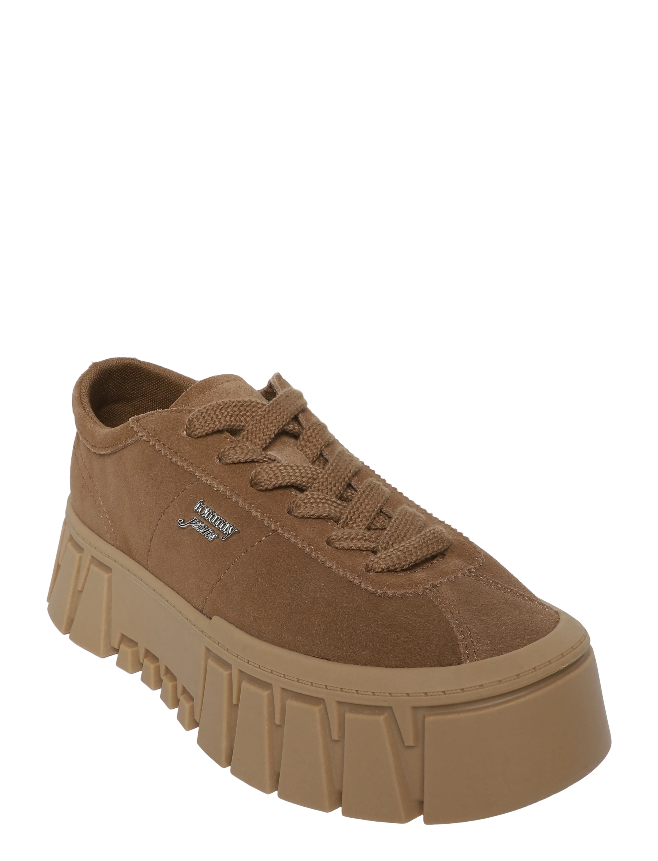 Tommy Hilfiger TJW PLATFORM SNEAKER SUEDE - Tommy Hilfiger - WARM KHAKI / brown