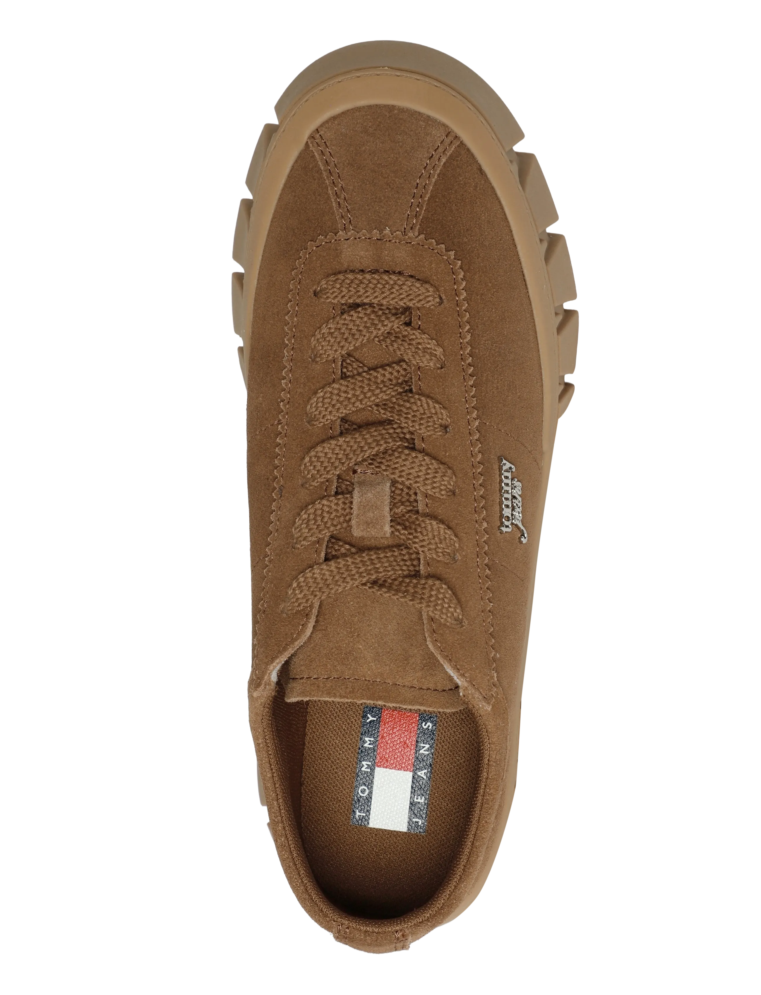 Tommy Hilfiger - TJW PLATFORM SNEAKER SUEDE - plateau-sneaker - warm khaki - 3