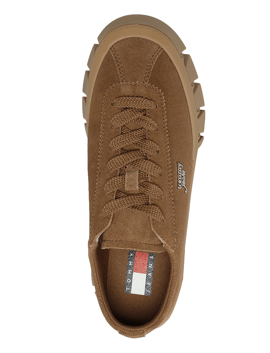Tommy Hilfiger - TJW PLATFORM SNEAKER SUEDE - plateau-sneaker - warm khaki - 3