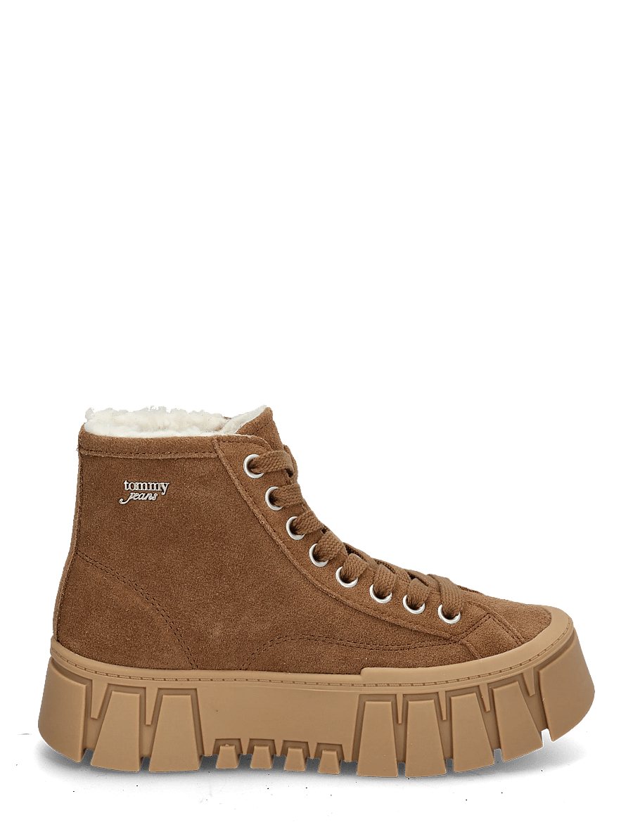 Tommy Hilfiger - TJW PLATFORM SNEAKER MC WL - forede sneakers - warm khaki - 2