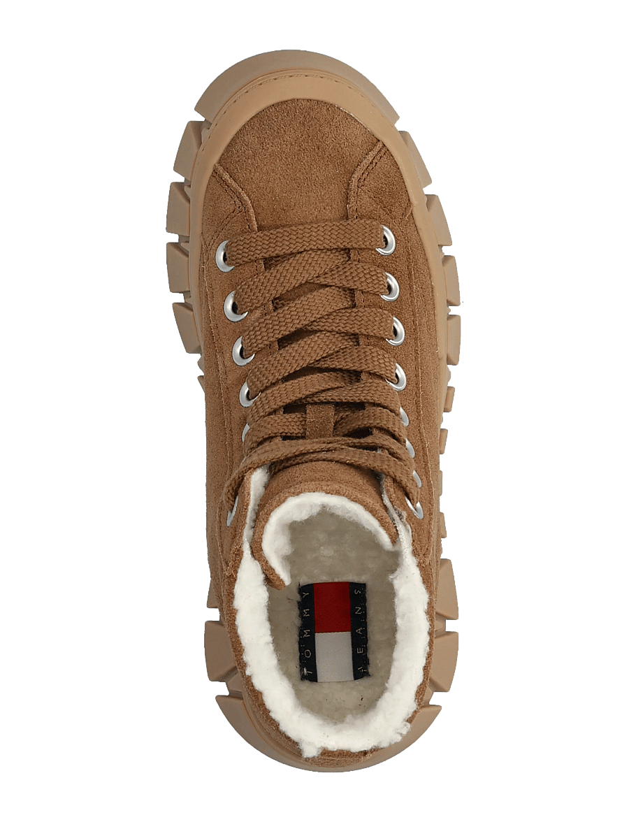 Tommy Hilfiger - TJW PLATFORM SNEAKER MC WL - forede sneakers - warm khaki - 3