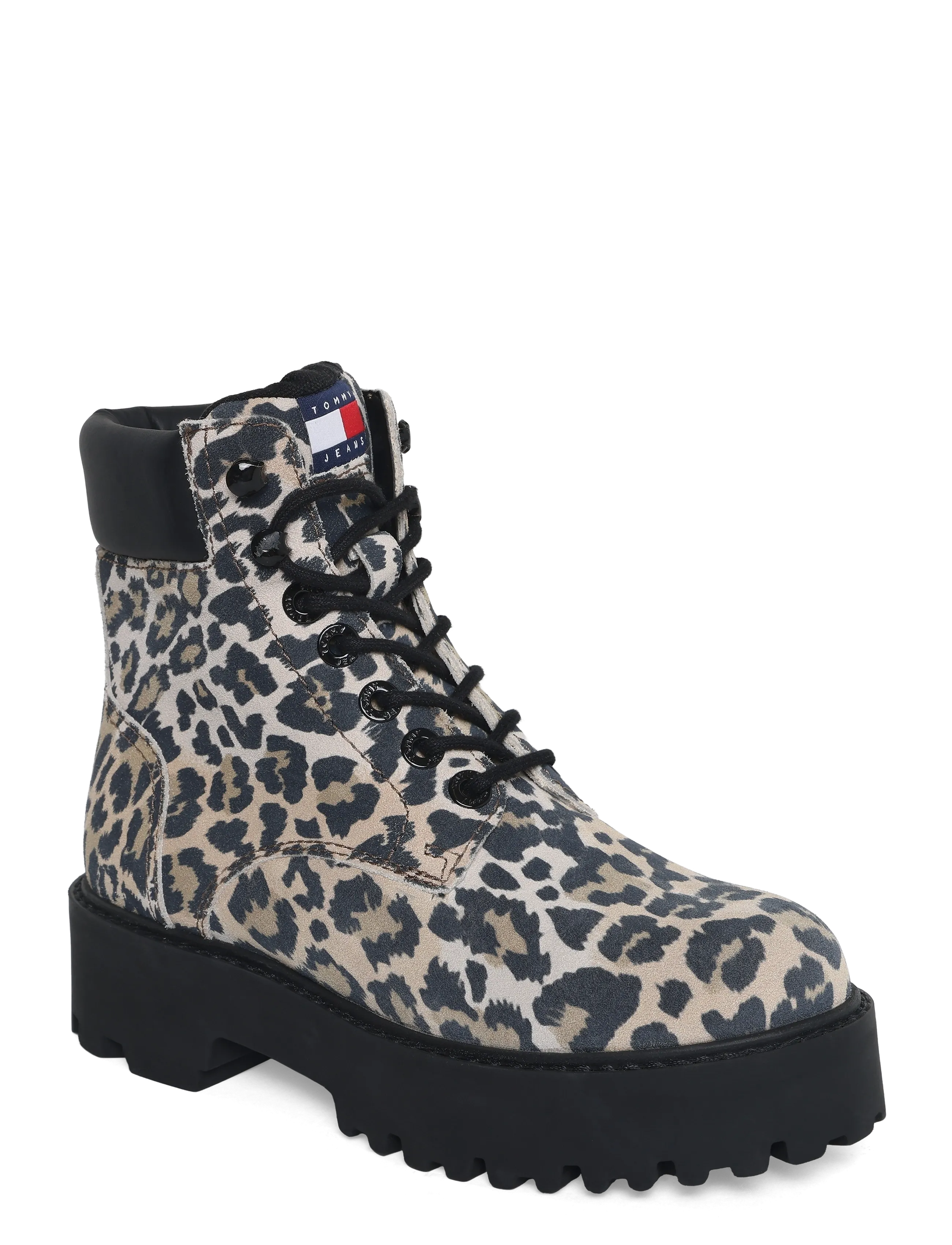 Tommy Hilfiger TJW PLATFORM CHEETAH BOOTS - Stiefel - CHEETAH PRINT / beige