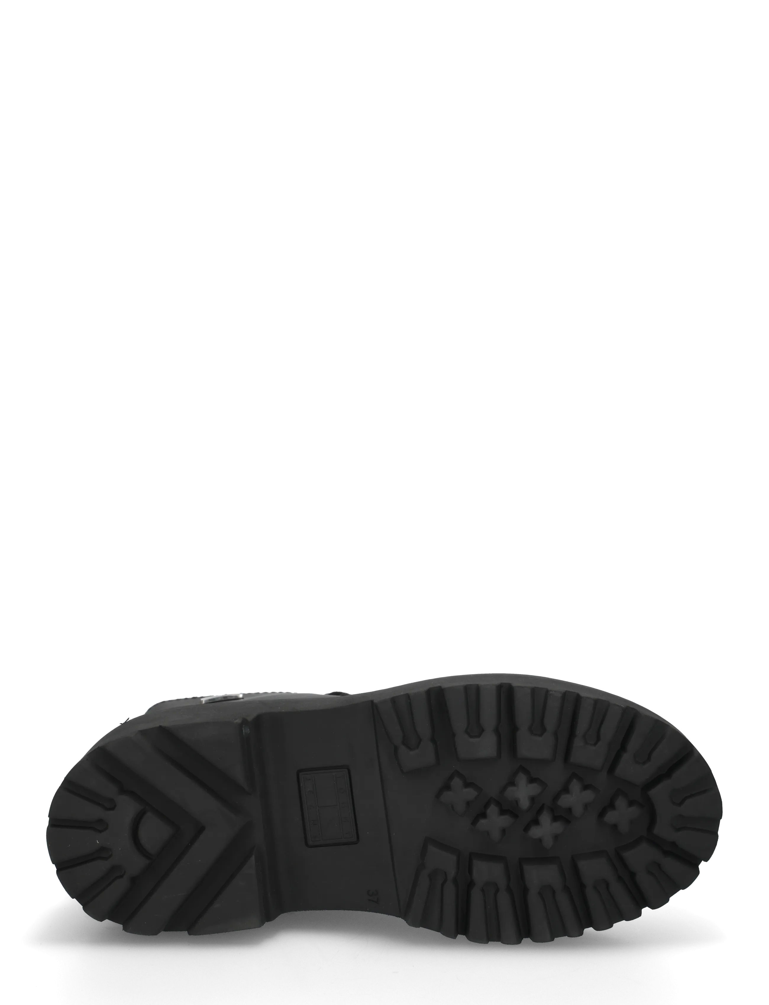 Tommy Hilfiger - TJW PLATFORM BRUSHED LTH BOOTS - laced boots - black - 4