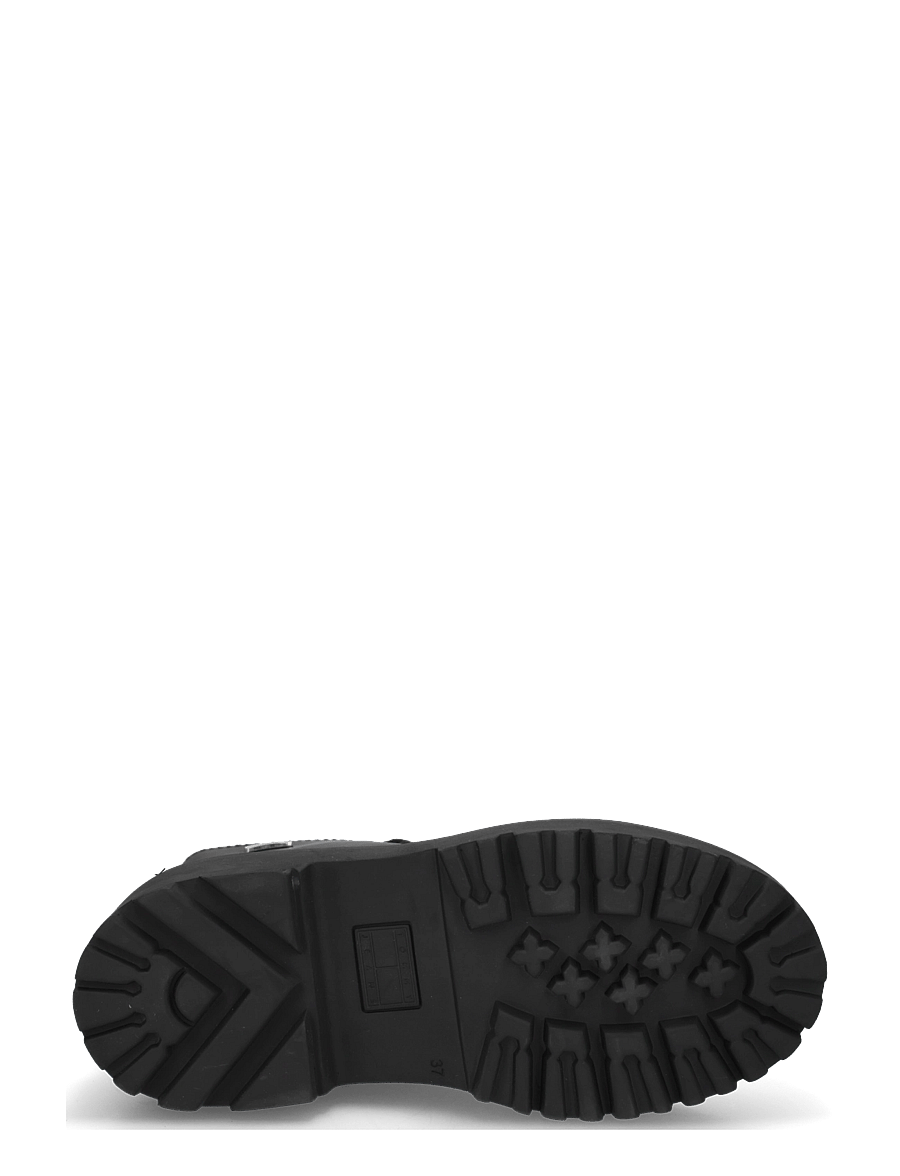 Tommy Hilfiger - TJW PLATFORM BRUSHED LTH BOOTS - kängor - black - 4