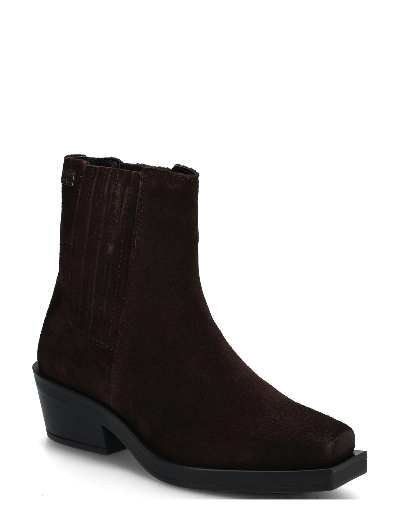 Tommy Hilfiger TJW SUEDE COWBOY BOOTS - Jalanõud - DEEP BROWN / brown