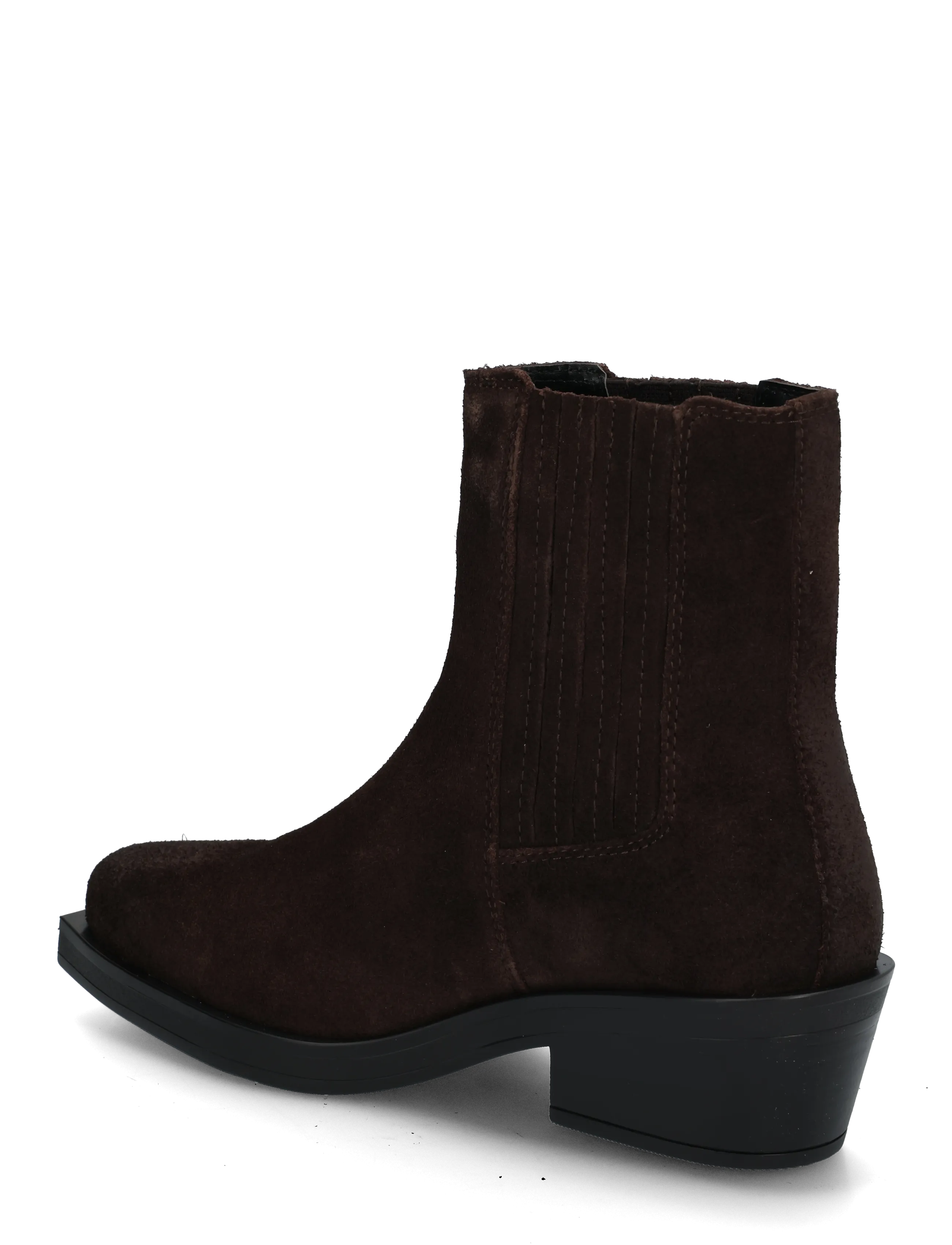 Tommy Hilfiger - TJW SUEDE COWBOY BOOTS - stiefeletten mit absatz - deep brown - 1
