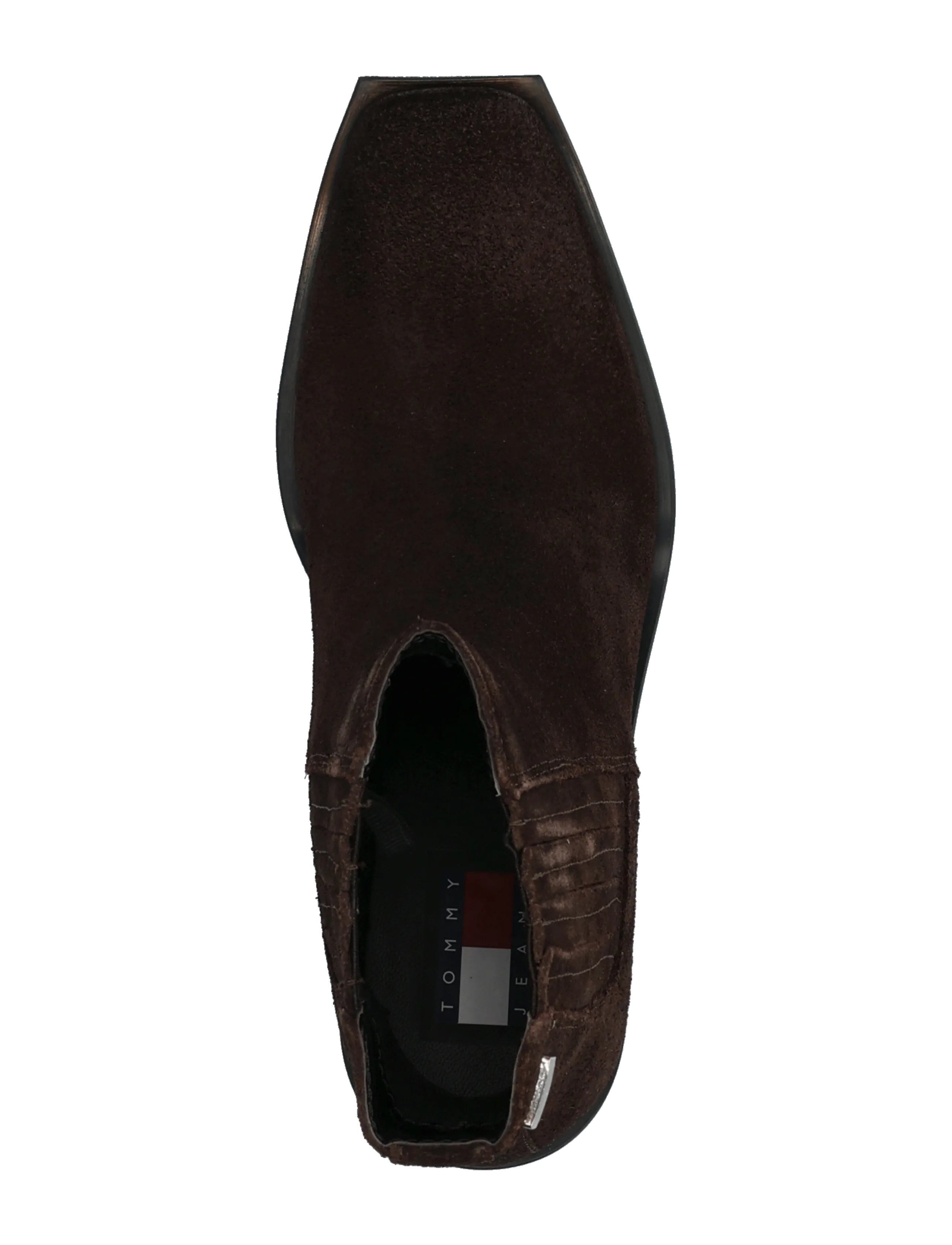 Tommy Hilfiger - TJW SUEDE COWBOY BOOTS - stiefeletten mit absatz - deep brown - 3