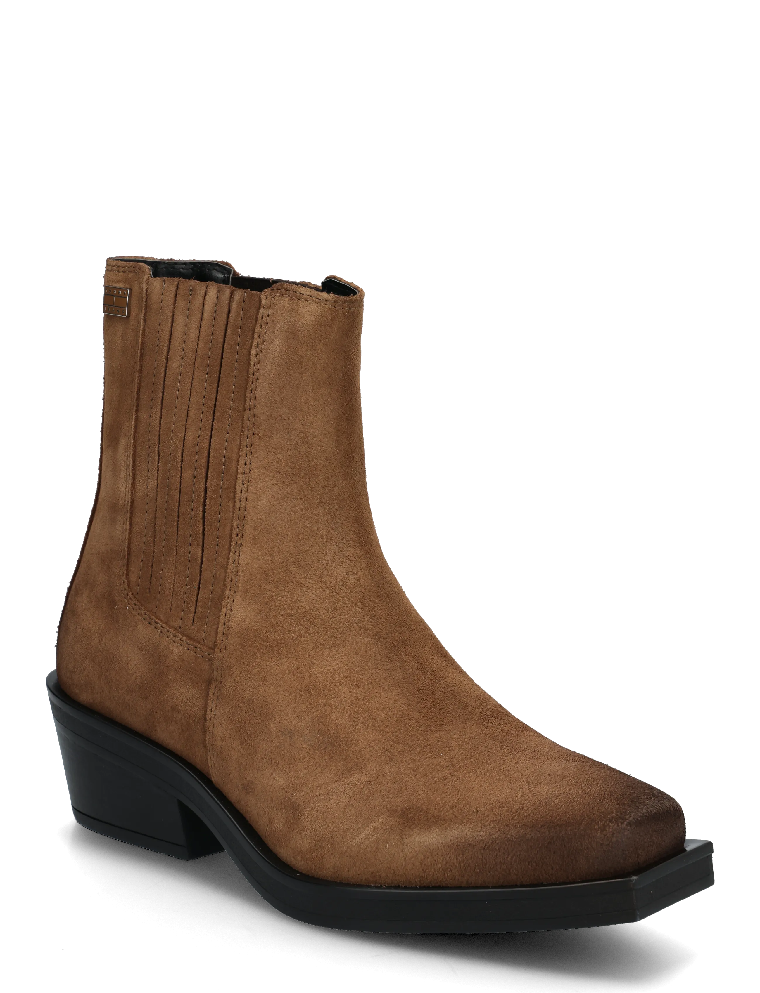 Tommy Hilfiger TJW SUEDE COWBOY BOOTS - Schuhe - WARM KHAKI / brown