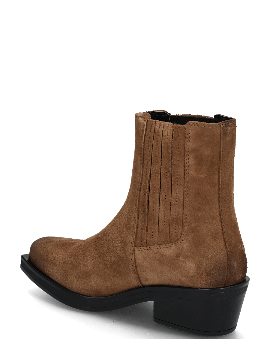 Tommy Hilfiger - TJW SUEDE COWBOY BOOTS - heeled ankle boots - warm khaki - 1
