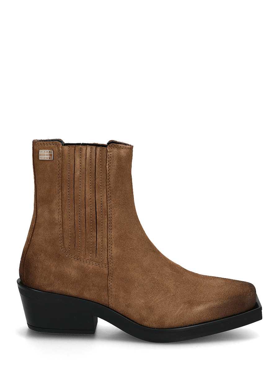 Tommy Hilfiger - TJW SUEDE COWBOY BOOTS - støvletter - warm khaki - 2