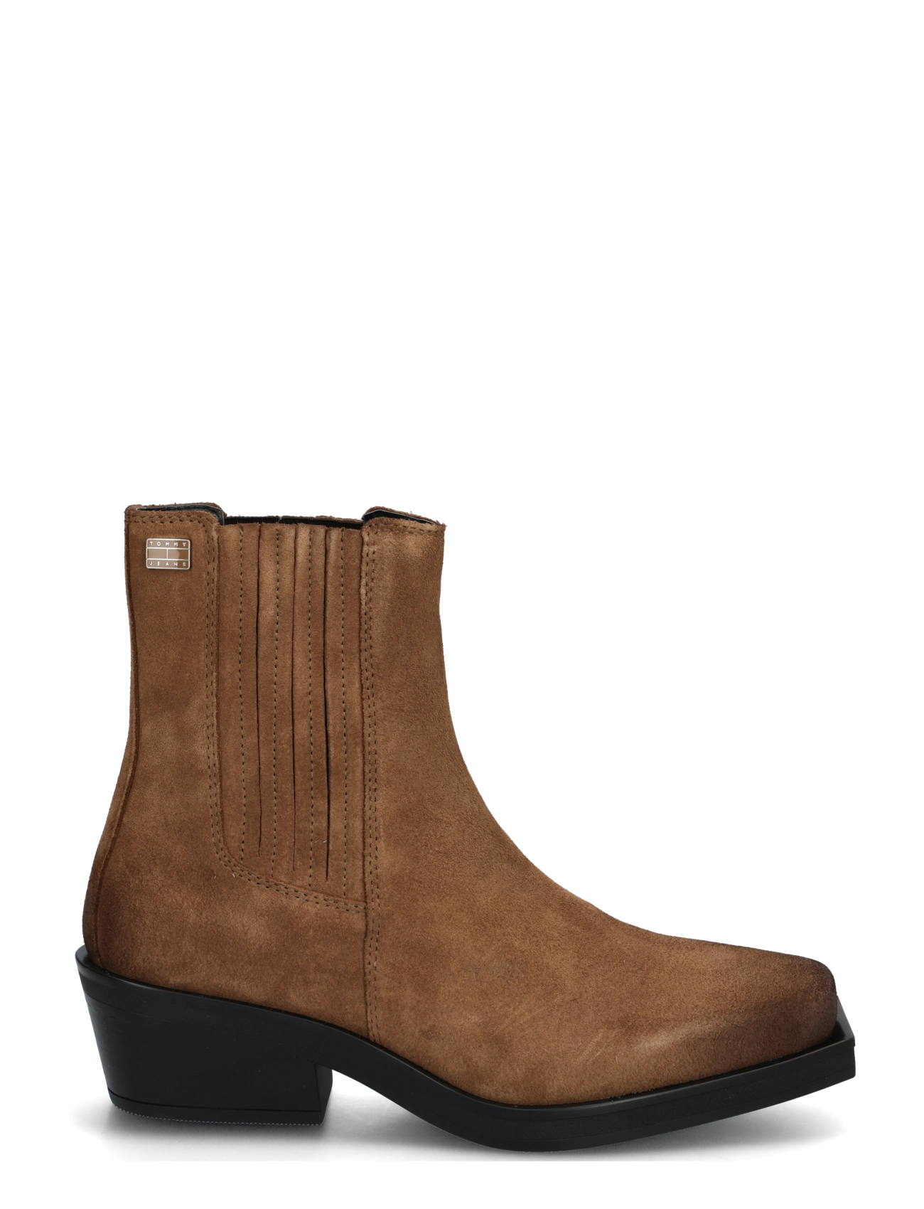 Tommy Hilfiger - TJW SUEDE COWBOY BOOTS - heeled ankle boots - warm khaki - 2