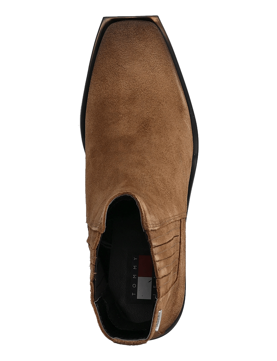 Tommy Hilfiger - TJW SUEDE COWBOY BOOTS - heeled ankle boots - warm khaki - 3