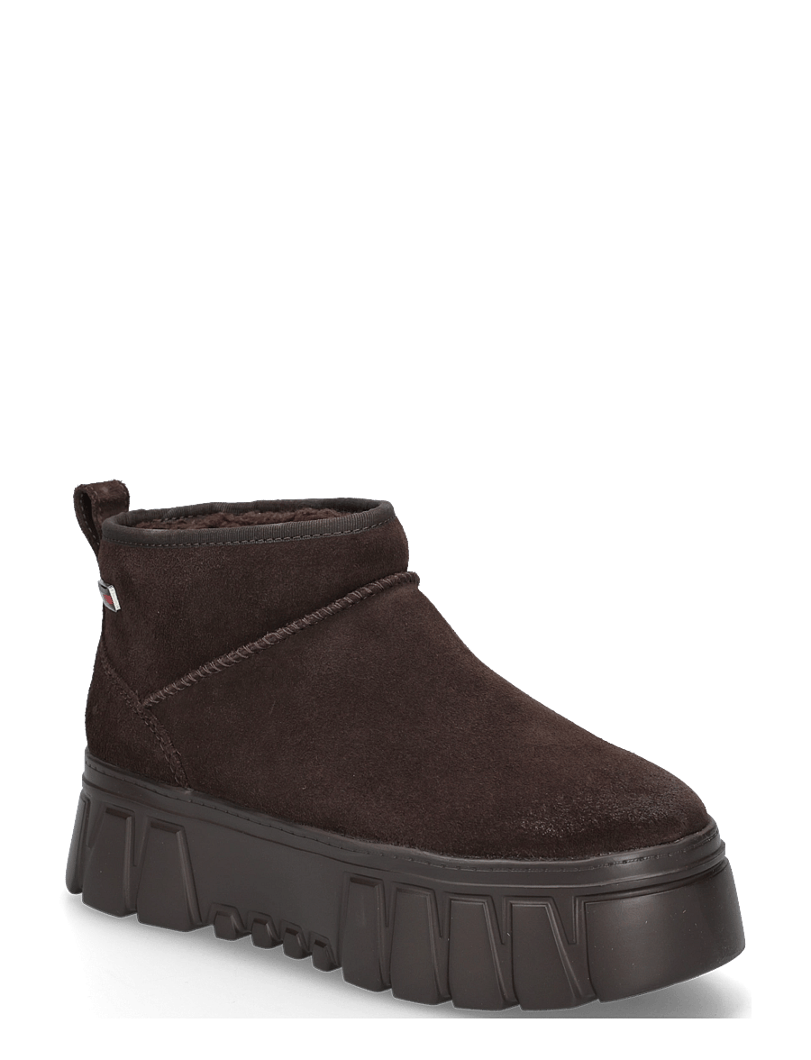 Tommy Hilfiger - TJW SUEDE PLATFORM BOOTS WL - teddy-stiefel - deep brown - 0