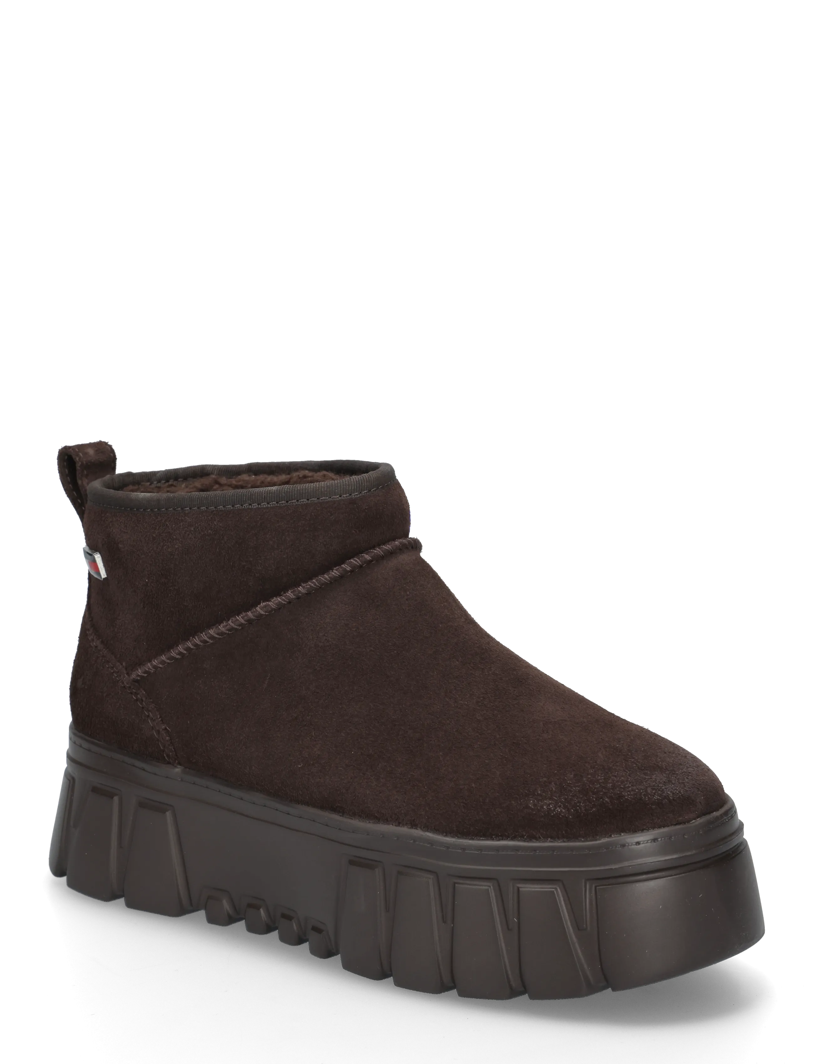 Tommy Hilfiger TJW SUEDE PLATFORM BOOTS WL - Schuhe - DEEP BROWN / brown