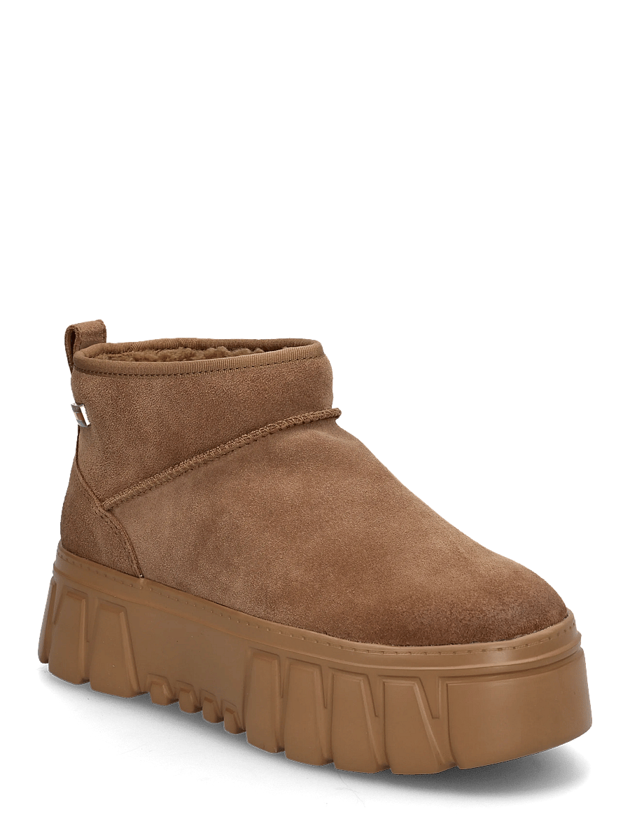 Tommy Hilfiger - TJW SUEDE PLATFORM BOOTS WL - teddy boots - warm khaki - 0