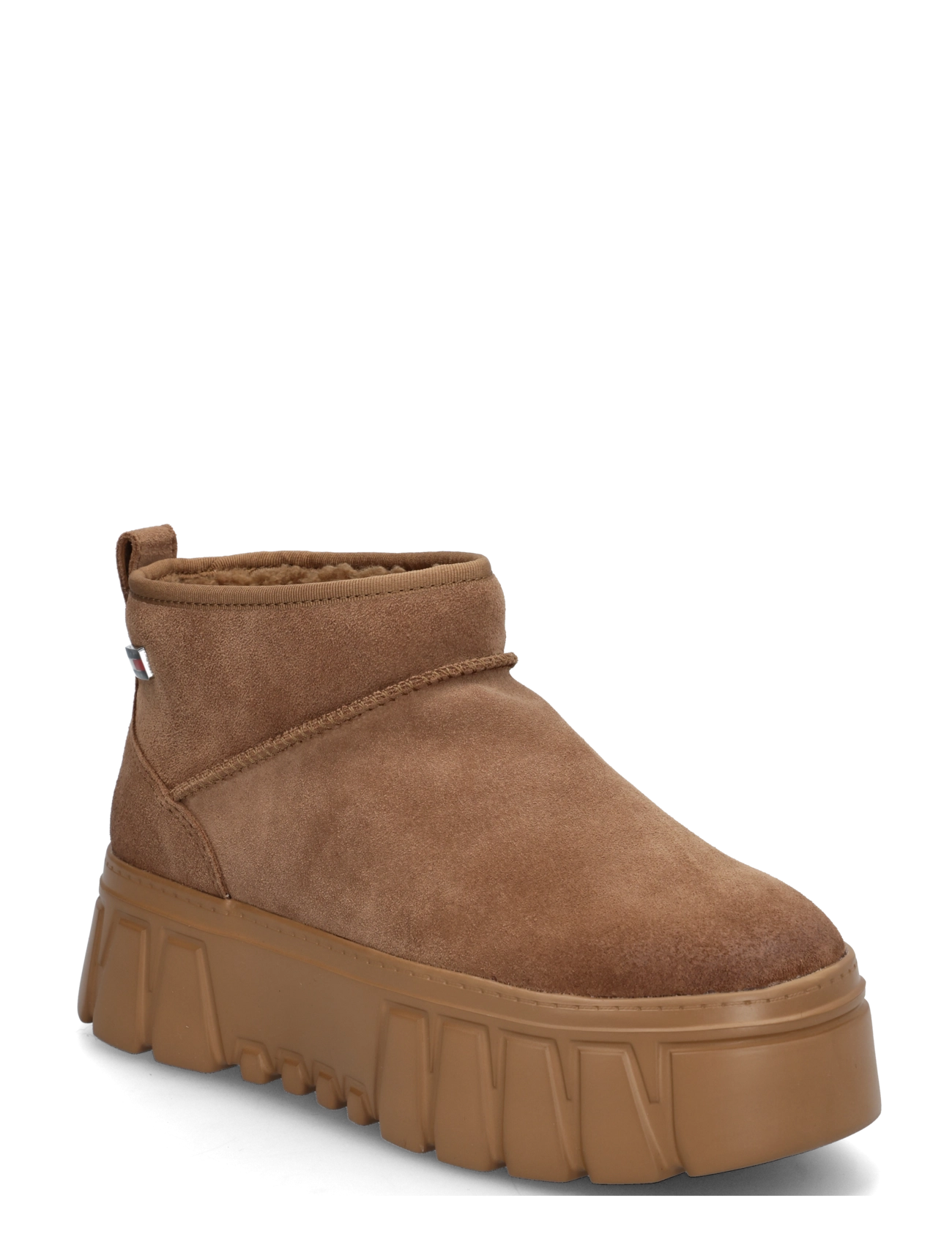 Tommy Hilfiger TJW SUEDE PLATFORM BOOTS WL - Tommy Hilfiger - WARM KHAKI / brown