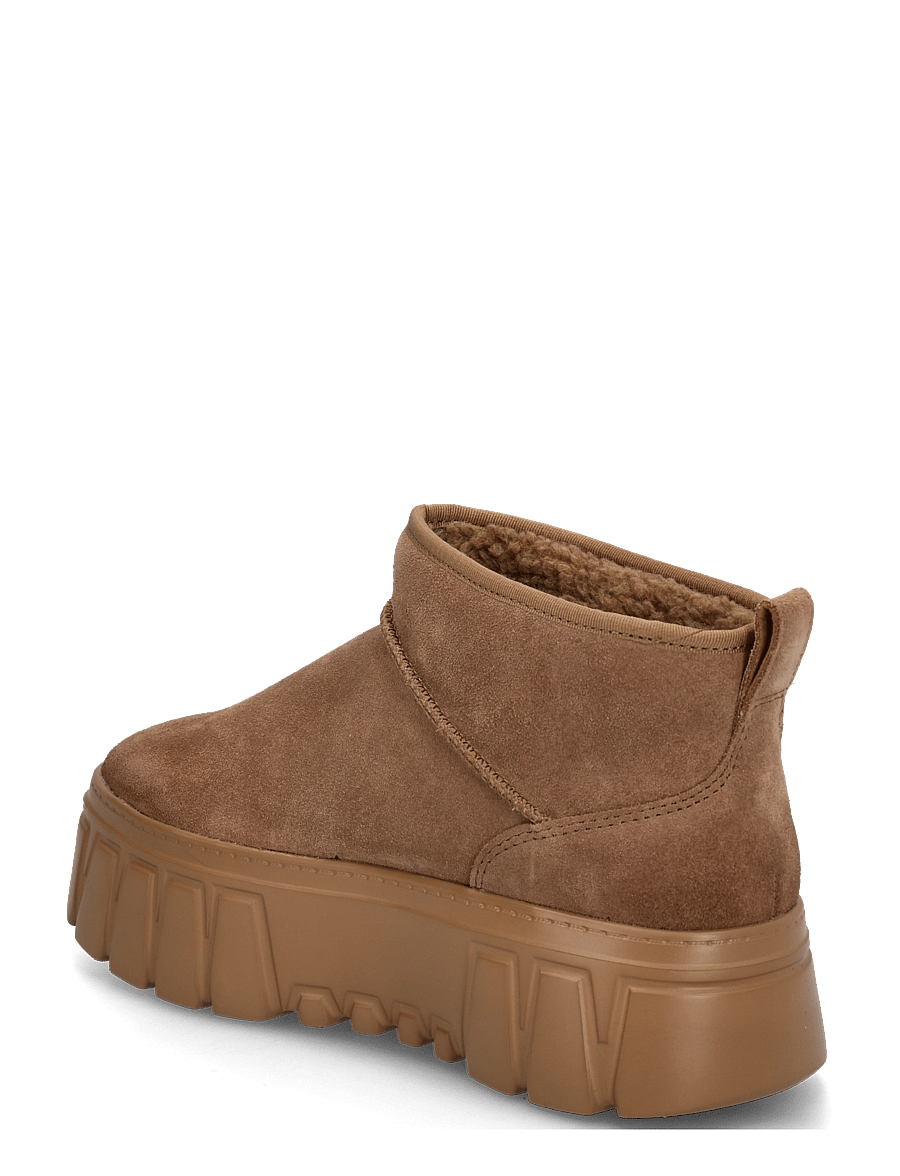 Tommy Hilfiger - TJW SUEDE PLATFORM BOOTS WL - bamsestøvler - warm khaki - 1