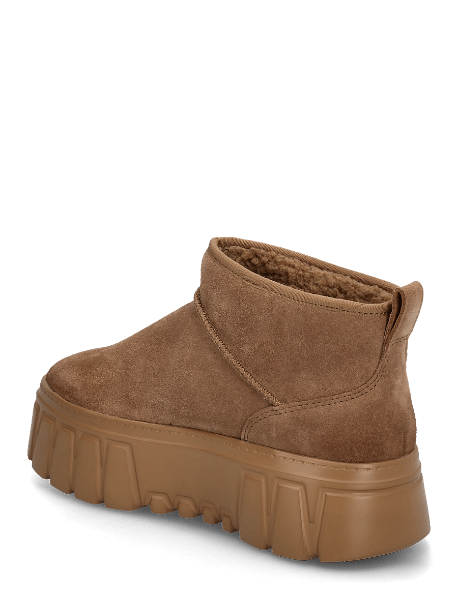 Tommy Hilfiger - TJW SUEDE PLATFORM BOOTS WL - teddy boots - warm khaki - 1