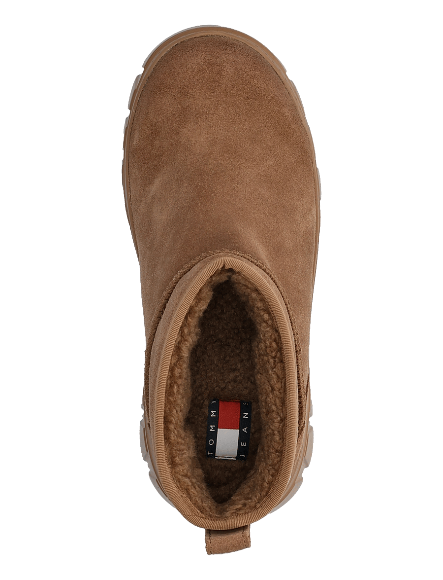 Tommy Hilfiger - TJW SUEDE PLATFORM BOOTS WL - bamsestøvler - warm khaki - 3