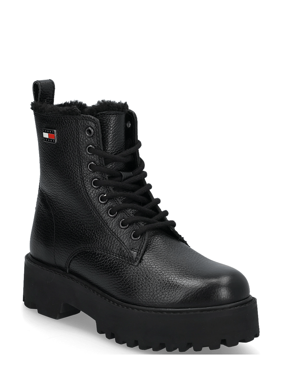 Tommy Hilfiger - TJW PLATFORM BOOTS WL - paeltega saapad - black - 0
