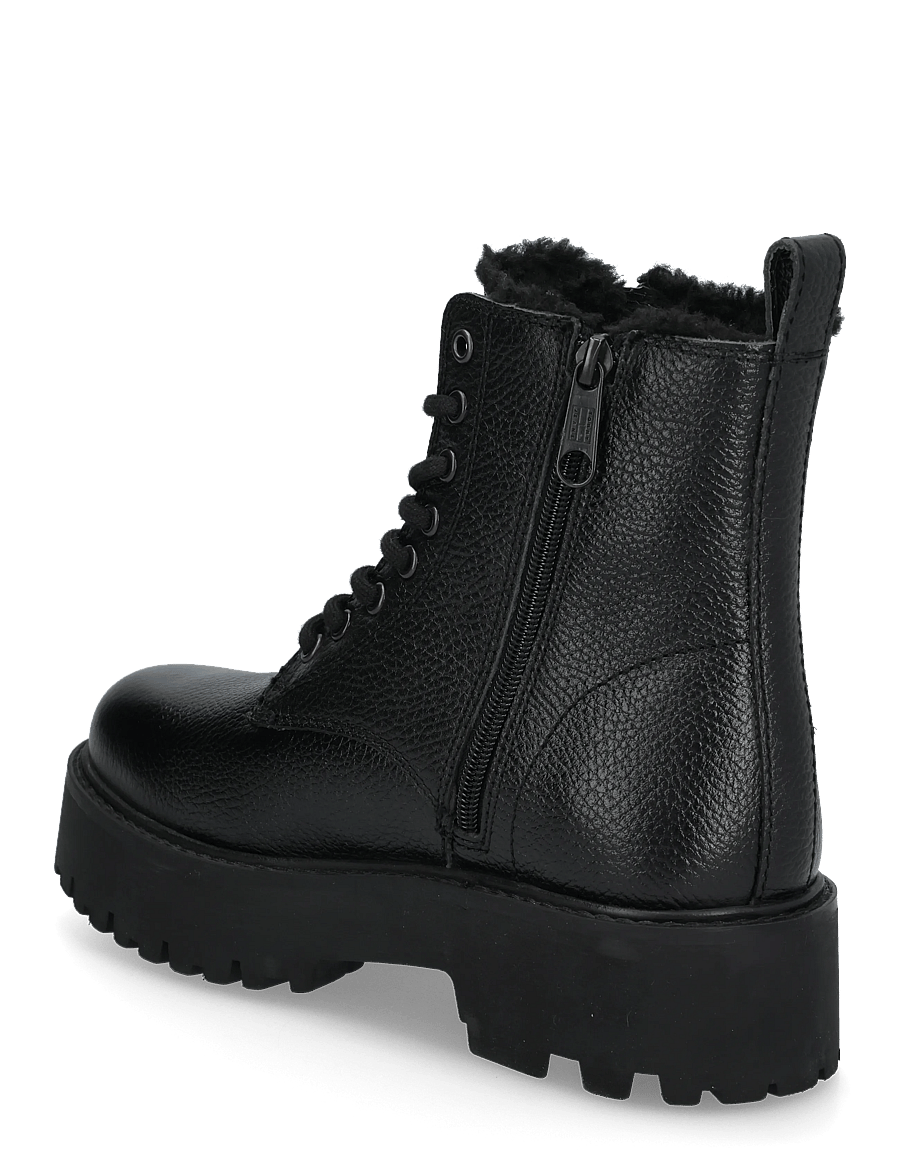 Tommy Hilfiger - TJW PLATFORM BOOTS WL - geschnürte stiefel - black - 1