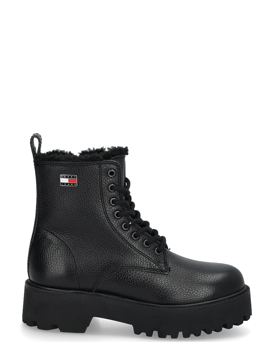 Tommy Hilfiger - TJW PLATFORM BOOTS WL - paeltega saapad - black - 2
