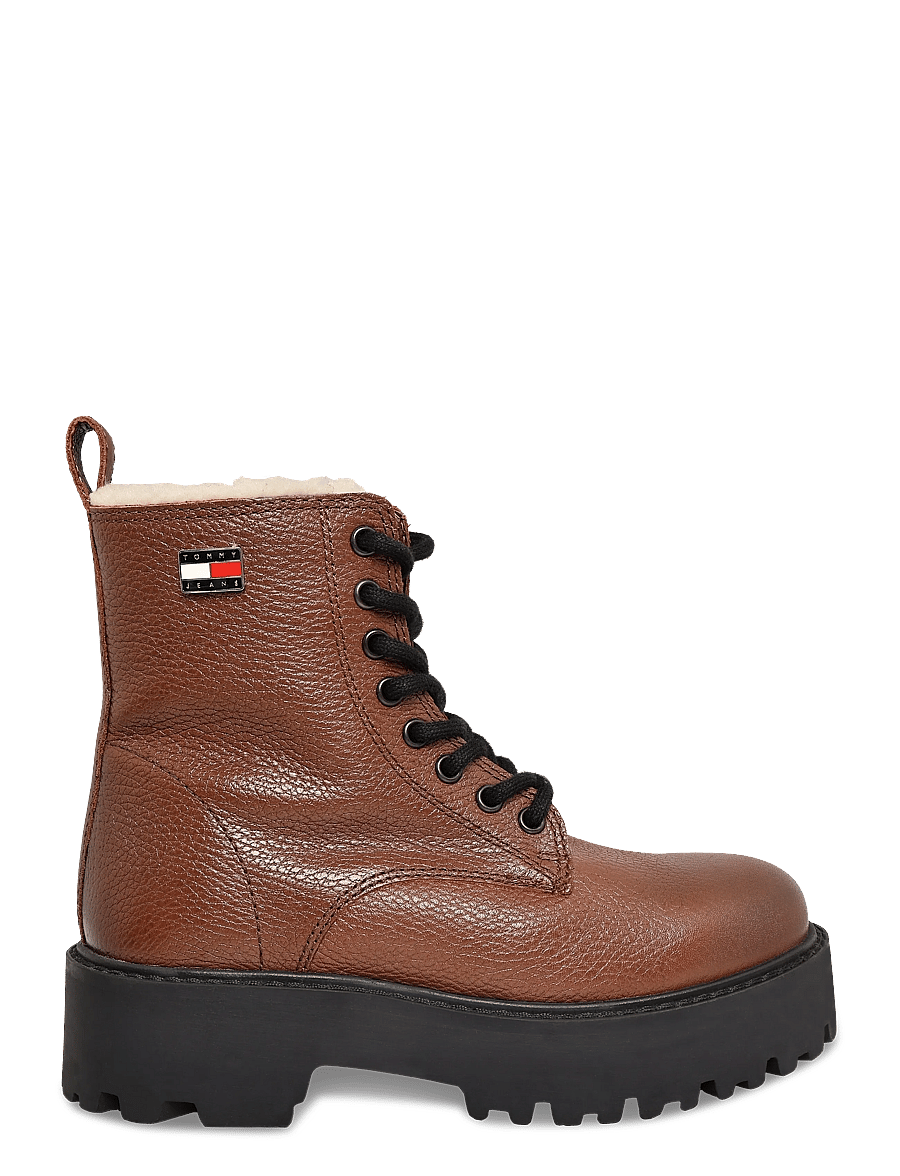 Tommy Hilfiger - TJW PLATFORM BOOTS WL - geschnürte stiefel - sunset rust - 2