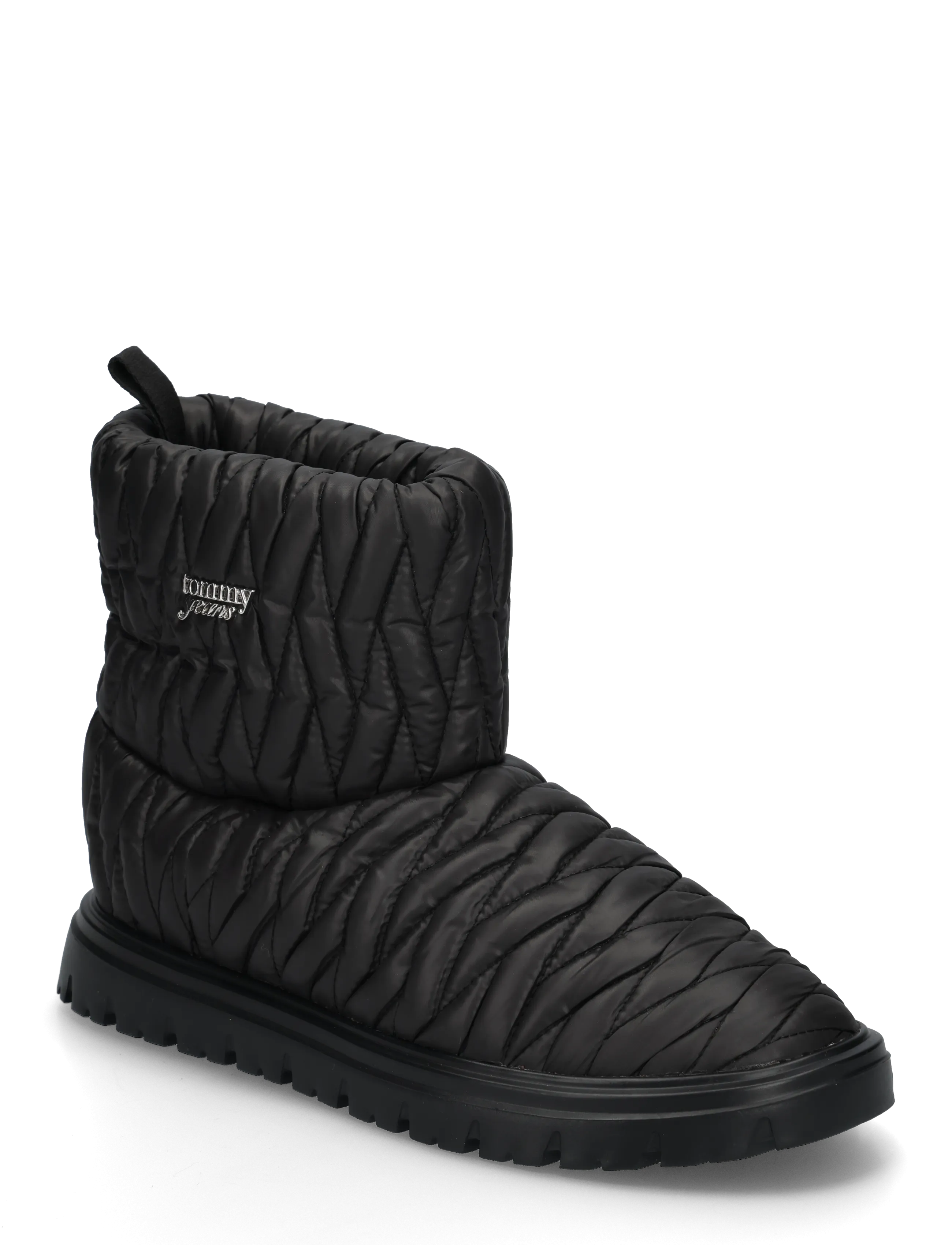 Tommy Hilfiger TJW QUILTED NYLON SNOWBOOT WL - Schuhe - BLACK / black