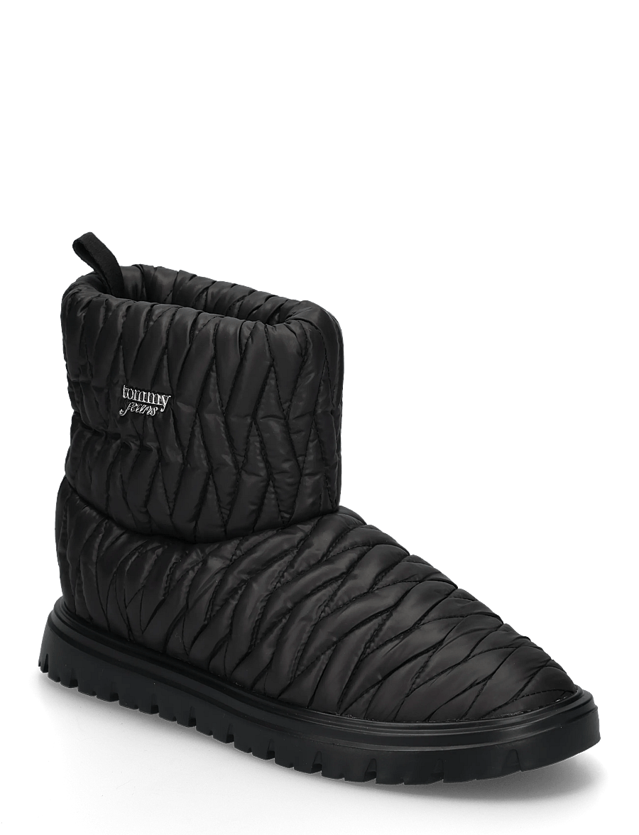 Tommy Hilfiger - TJW QUILTED NYLON SNOWBOOT WL - winterschuhe - black - 0