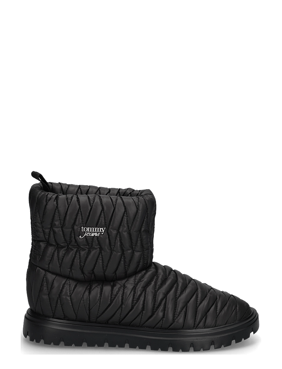 Tommy Hilfiger - TJW QUILTED NYLON SNOWBOOT WL - winterschuhe - black - 2
