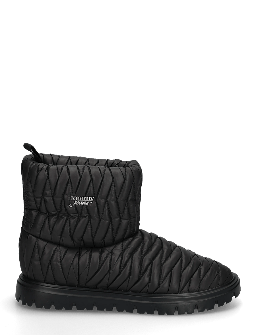 Tommy Hilfiger - TJW QUILTED NYLON SNOWBOOT WL - winterschuhe - black - 2