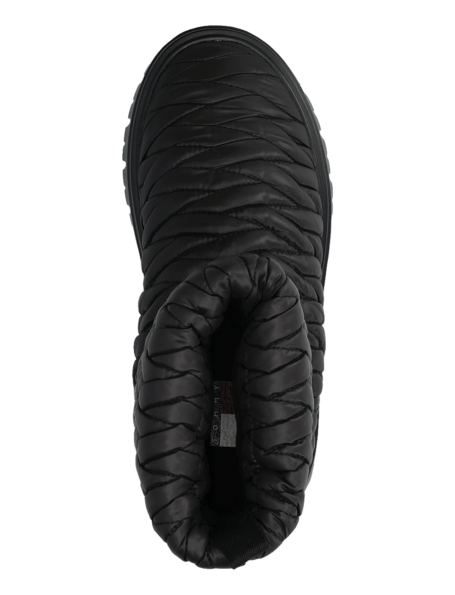 Tommy Hilfiger - TJW QUILTED NYLON SNOWBOOT WL - winterschuhe - black - 3