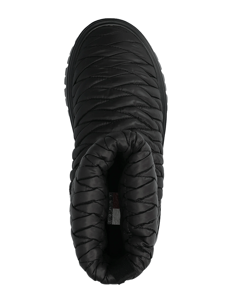 Tommy Hilfiger - TJW QUILTED NYLON SNOWBOOT WL - winterschuhe - black - 3