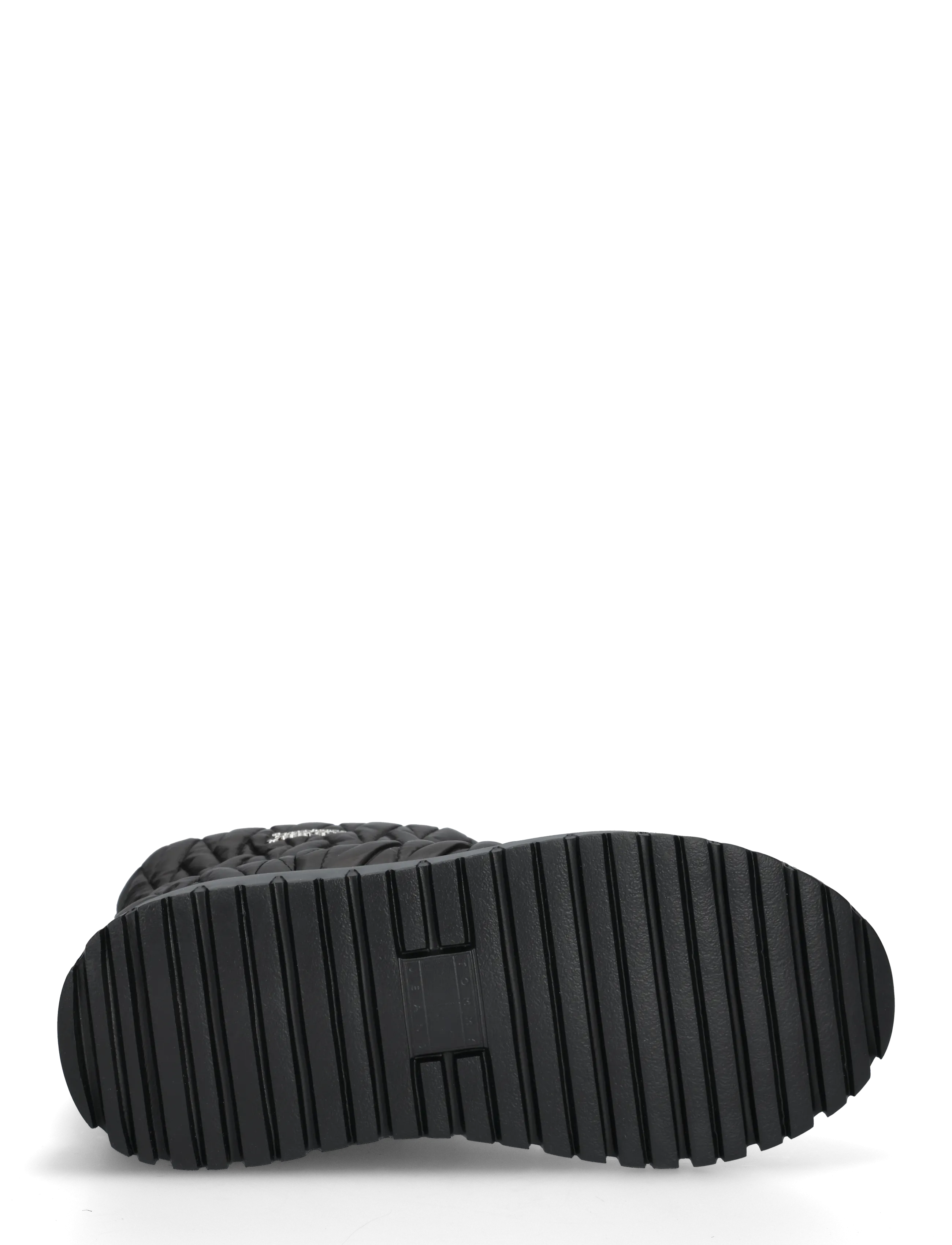 Tommy Hilfiger - TJW QUILTED NYLON SNOWBOOT WL - vintersko - black - 4