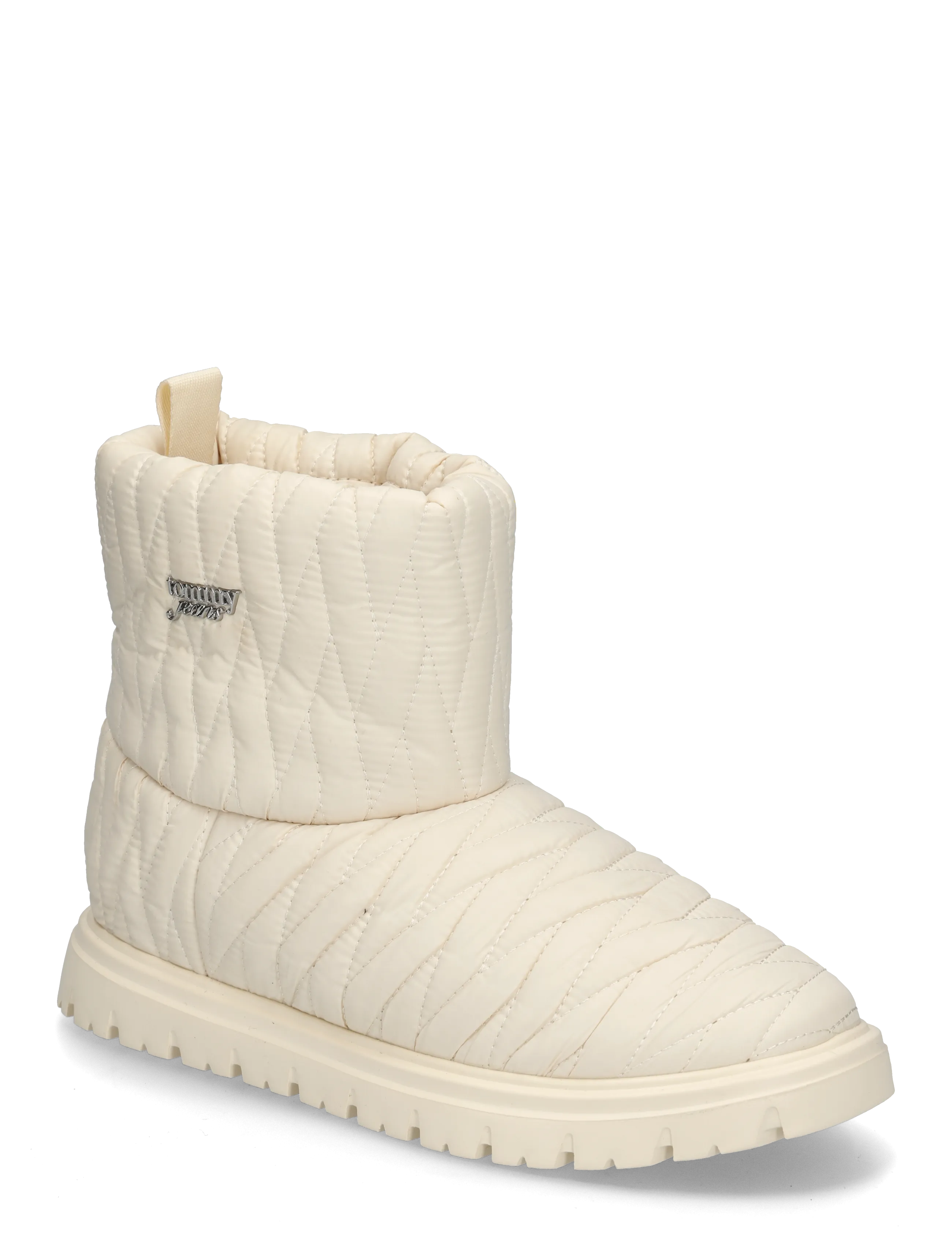 Tommy Hilfiger TJW QUILTED NYLON SNOWBOOT WL - Tommy Hilfiger - CREAM / cream