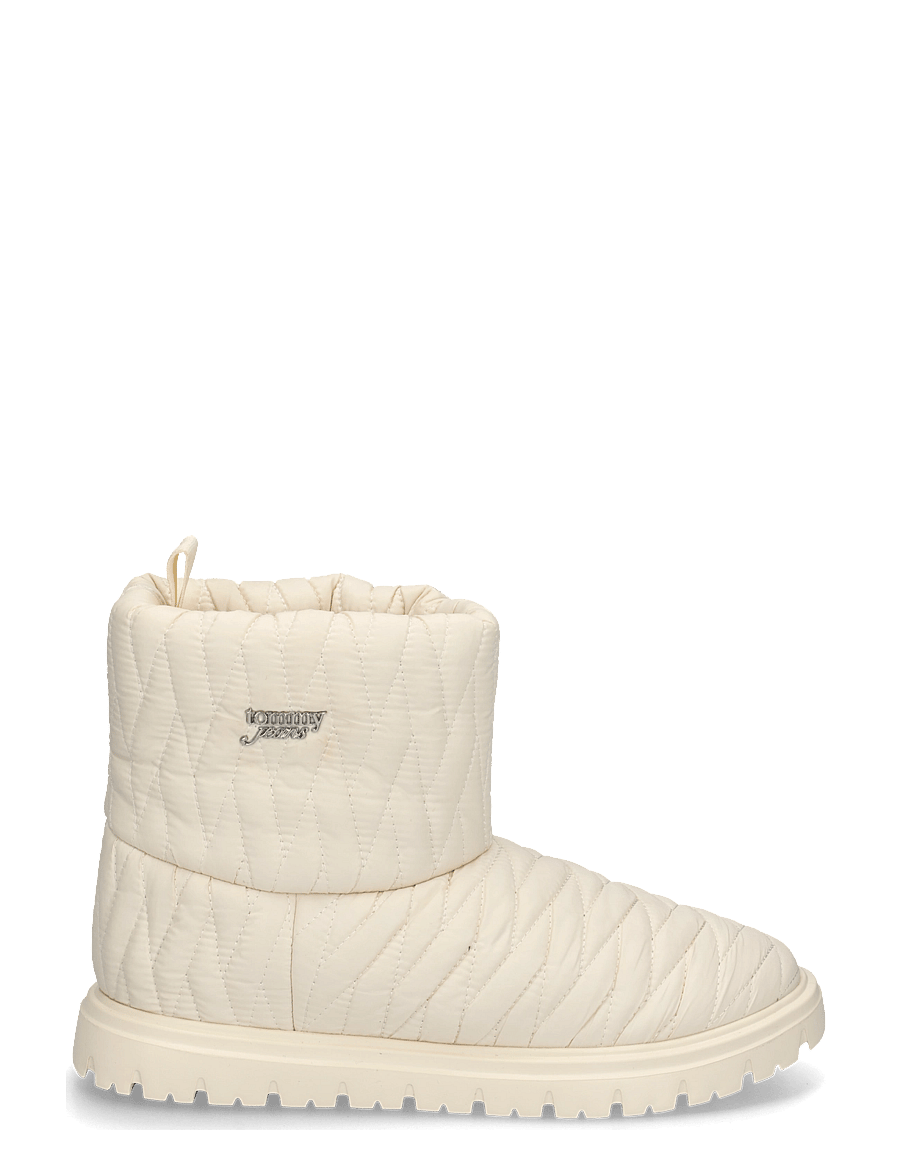 Tommy Hilfiger - TJW QUILTED NYLON SNOWBOOT WL - talvesaapad - cream - 2