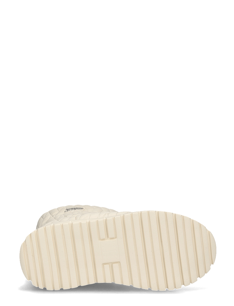 Tommy Hilfiger - TJW QUILTED NYLON SNOWBOOT WL - talvesaapad - cream - 4