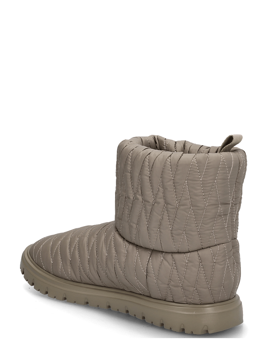 Tommy Hilfiger - TJW QUILTED NYLON SNOWBOOT WL - flache stiefeletten - taupe clay - 1