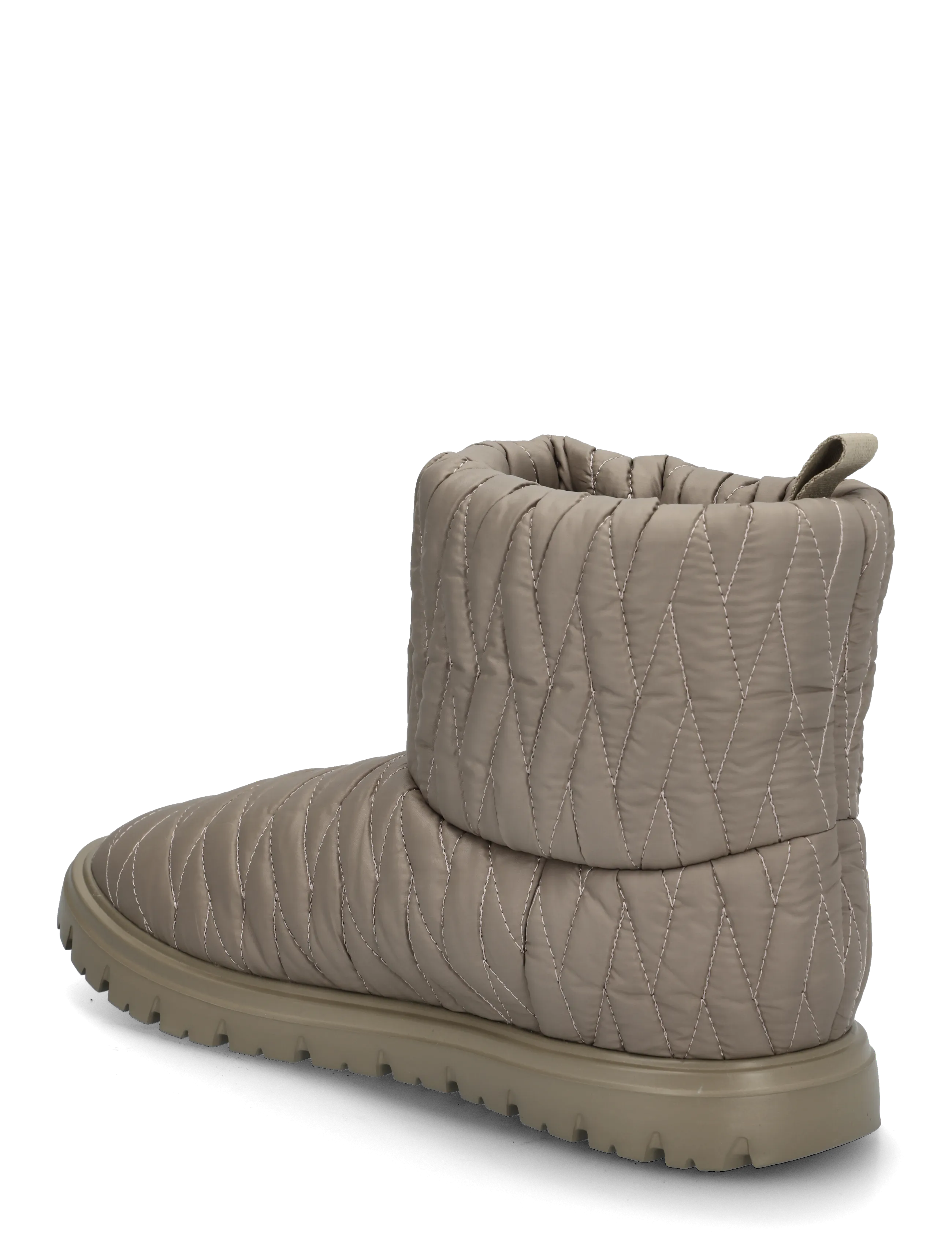 Tommy Hilfiger - TJW QUILTED NYLON SNOWBOOT WL - vinterskor - taupe clay - 1