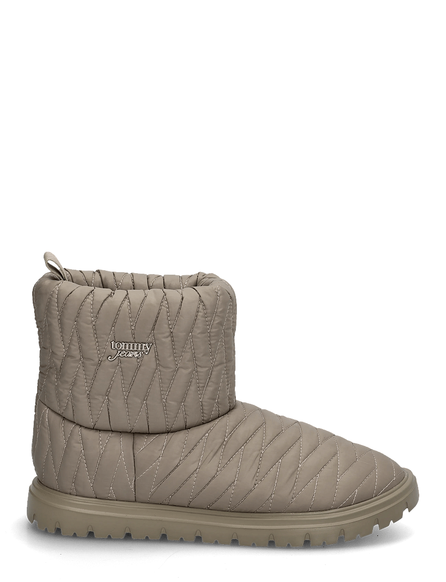 Tommy Hilfiger - TJW QUILTED NYLON SNOWBOOT WL - vinterskor - taupe clay - 2