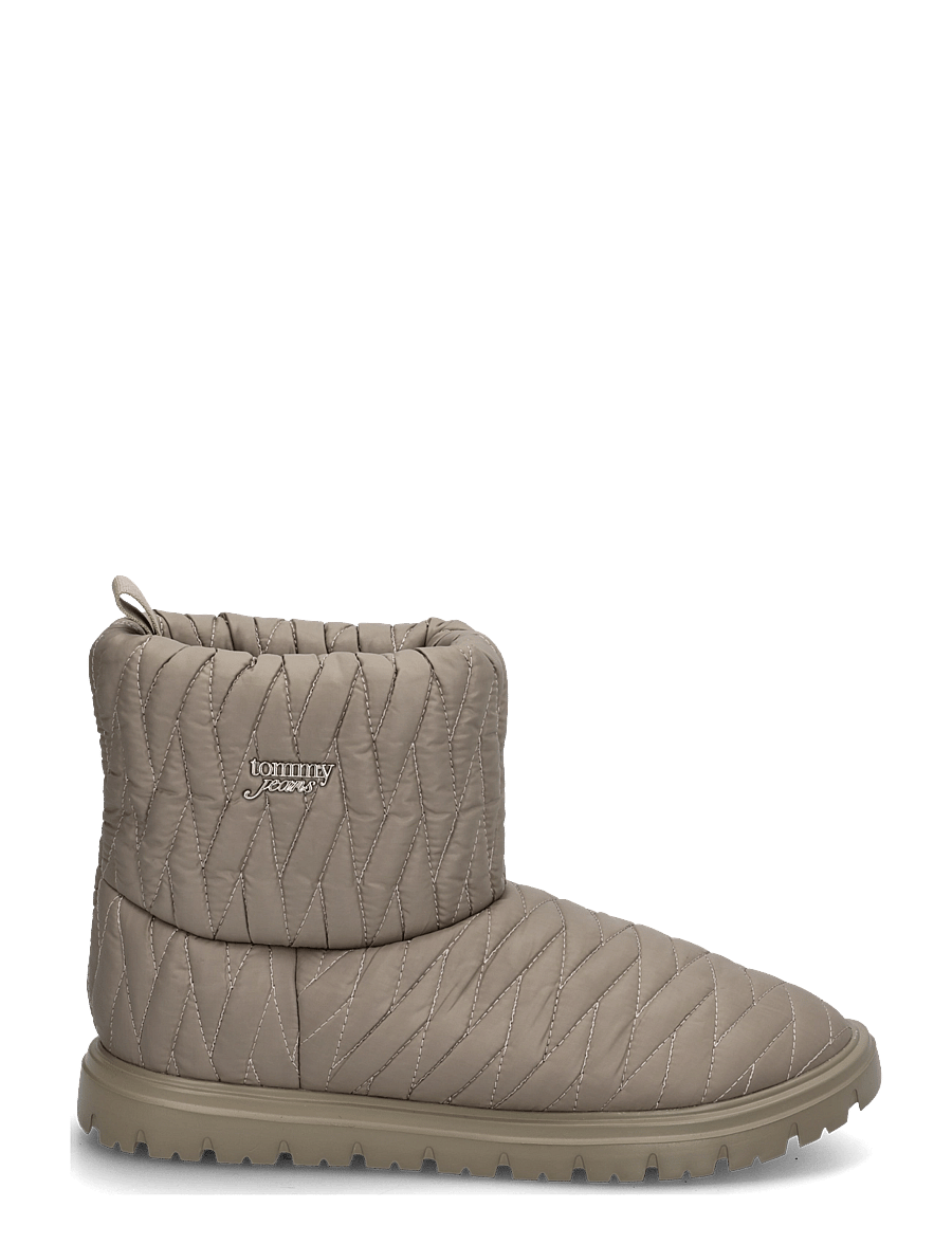 Tommy Hilfiger - TJW QUILTED NYLON SNOWBOOT WL - flache stiefeletten - taupe clay - 2