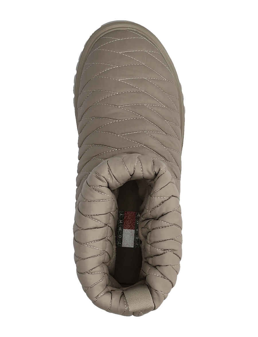 Tommy Hilfiger - TJW QUILTED NYLON SNOWBOOT WL - vinterskor - taupe clay - 3