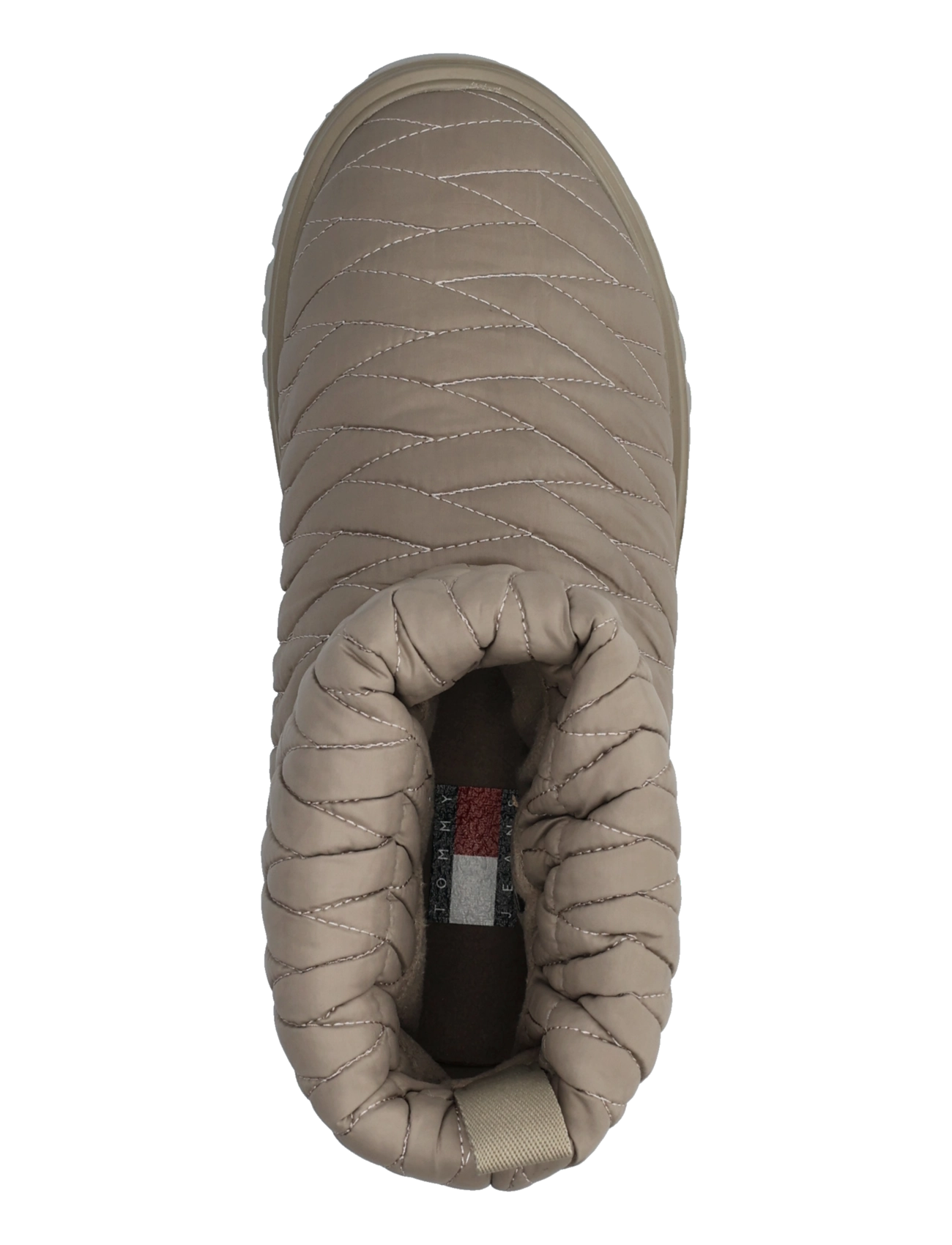 Tommy Hilfiger - TJW QUILTED NYLON SNOWBOOT WL - flat ankle boots - taupe clay - 3