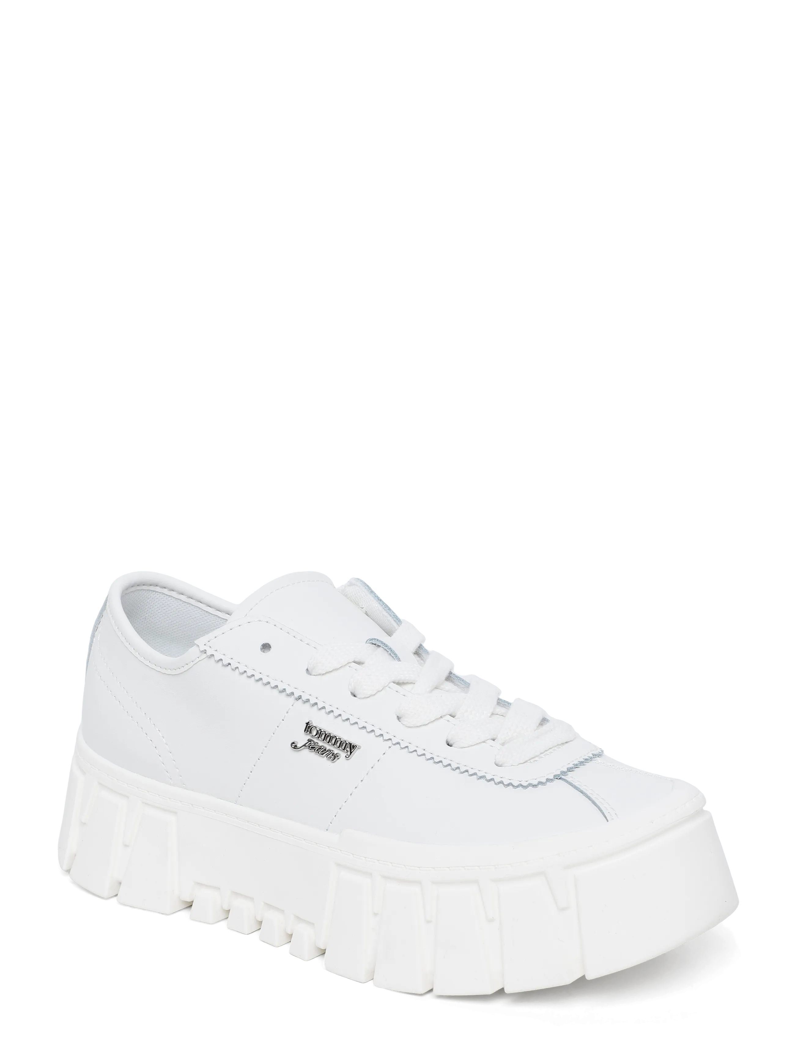 Tommy Hilfiger TJW PLATFORM SNEAKER LEATHER LC - Sneakers - ECRU / cream