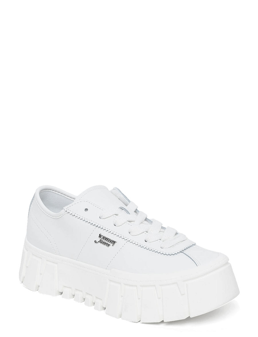 Tommy Hilfiger - TJW PLATFORM SNEAKER LEATHER LC - platform sneakers - ecru - 0