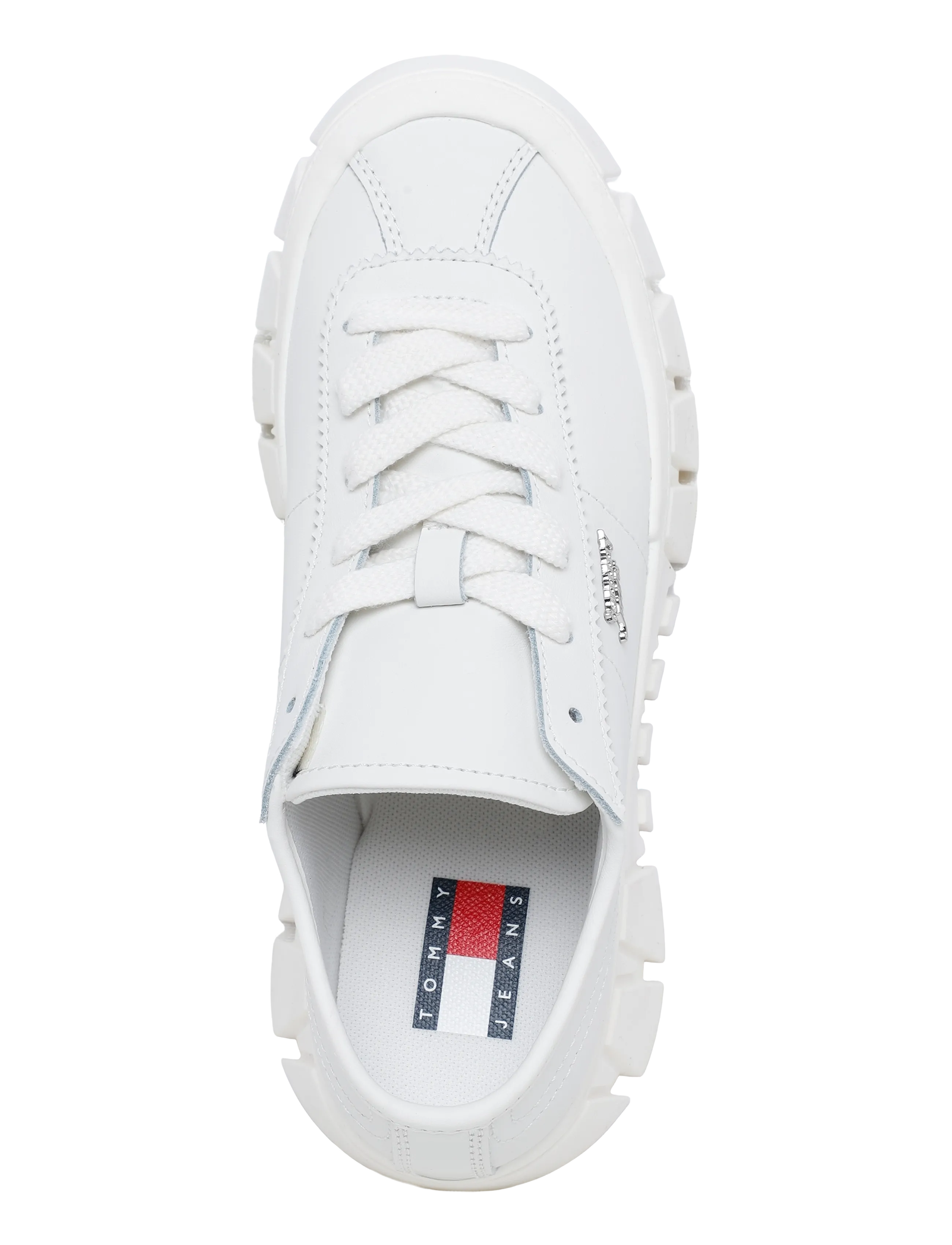 Tommy Hilfiger - TJW PLATFORM SNEAKER LEATHER LC - platform sneakers - ecru - 3